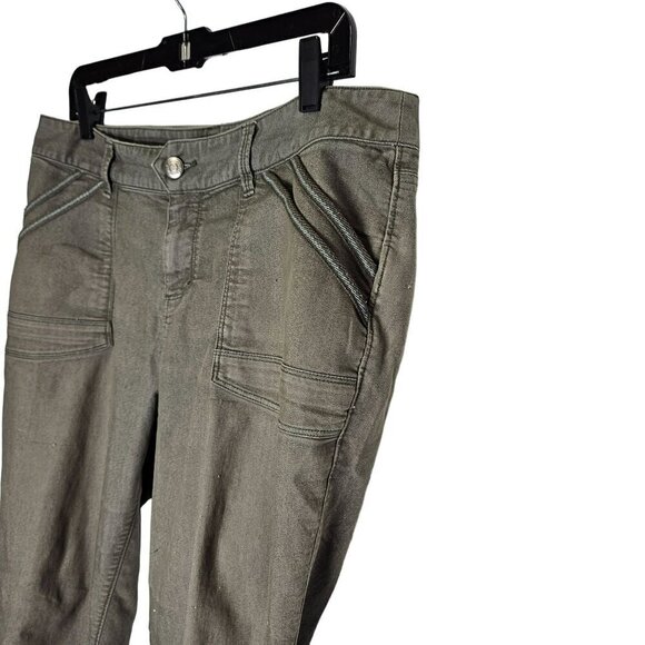 Marmot Women's Size 12 Greenish‎ Casual Pants With Zipper Pockets Flawed - Picture 2 of 15